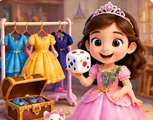 Dressed-up toy characters